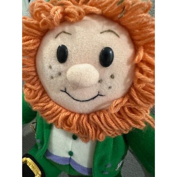 Vtg San Francisco Music Box Co Plush Leprechaun Irish Eyes Smiling Not working - Picture 11 of 12